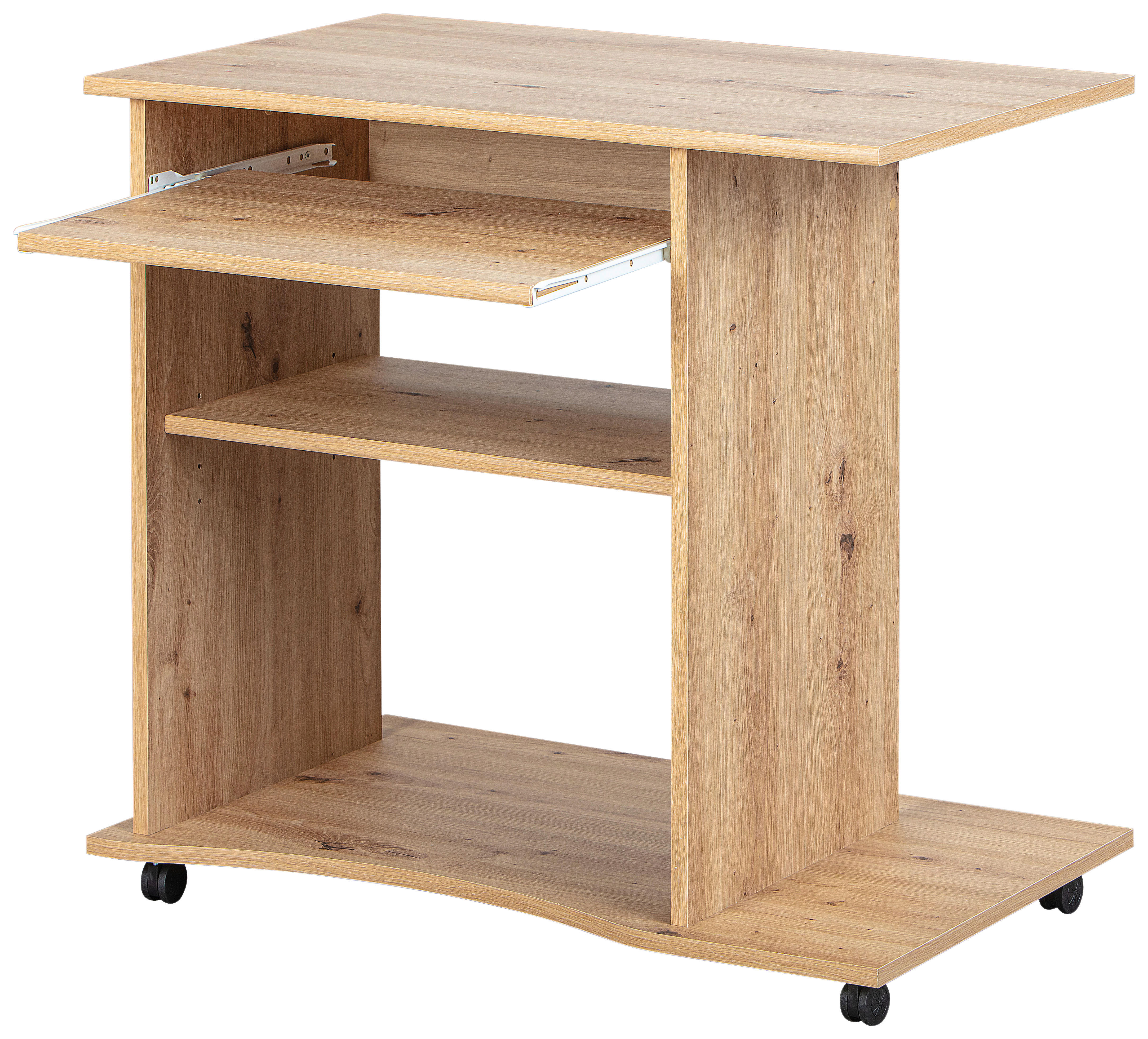 Schreibtisch Addu Artisan Nachbildung B/H/T: ca. 80x75x50 cm Addu - schwarz (80,00/75,00/50,00cm) - Inter Link
