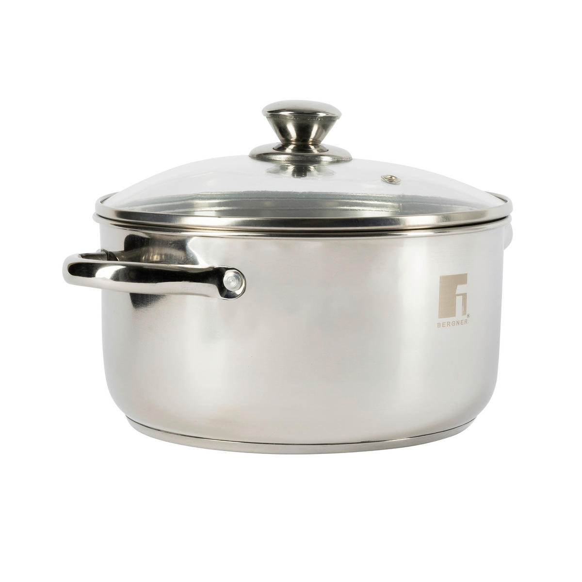 BERGNER Topfset Alea silber Edelstahl 6 tlg. Alea - silber - BERGNER