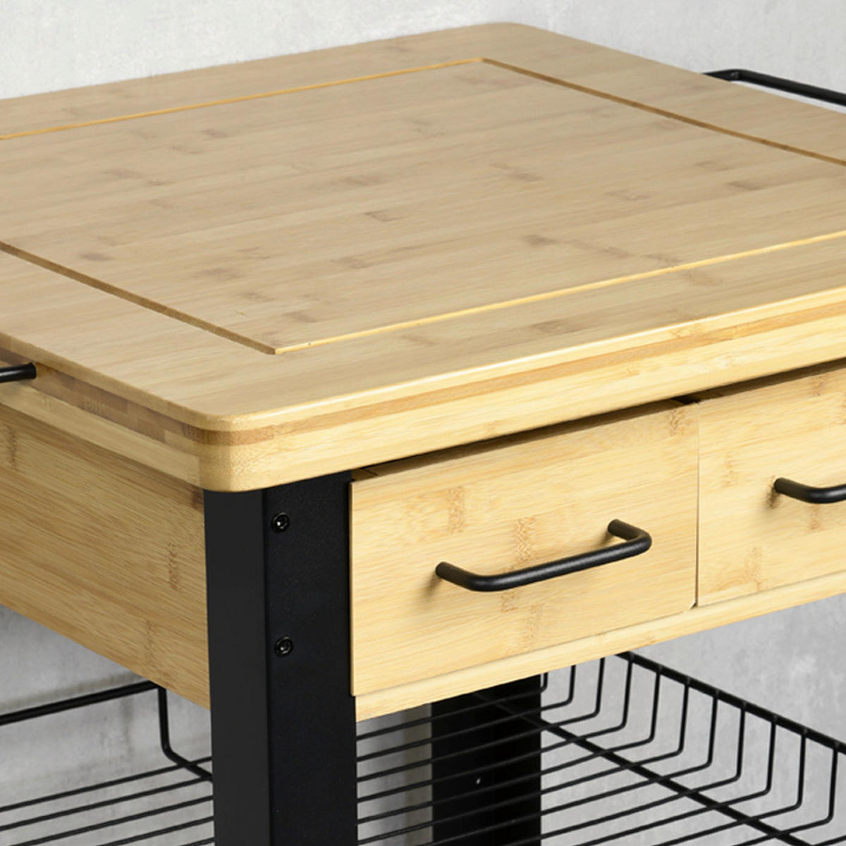 Kesper Küchenwagen natur Eiche B/H/T: ca. 71x88x60 cm Küchenwagen - natur (71,00/88,00/60,00cm) - Kesper