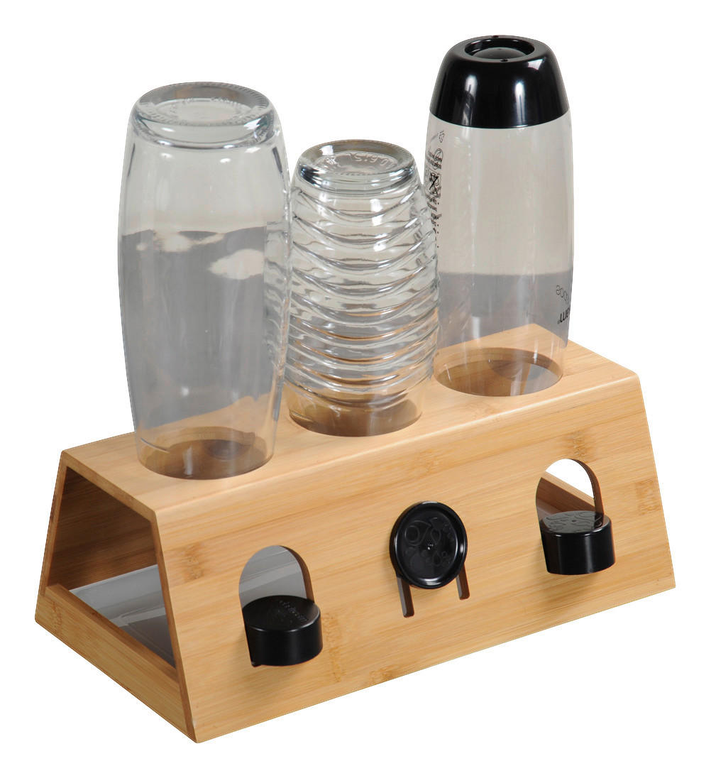 Kesper Flaschenhalter natur Bambus B/H/L: ca. 18x12x32 cm Flaschenhalter - natur (32,00/18,00/12,00cm) - Kesper