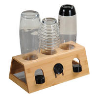 Kesper Flaschenhalter natur Bambus B/H/L: ca. 18x12x32 cm Flaschenhalter - natur (32,00/18,00/12,00cm) - Kesper