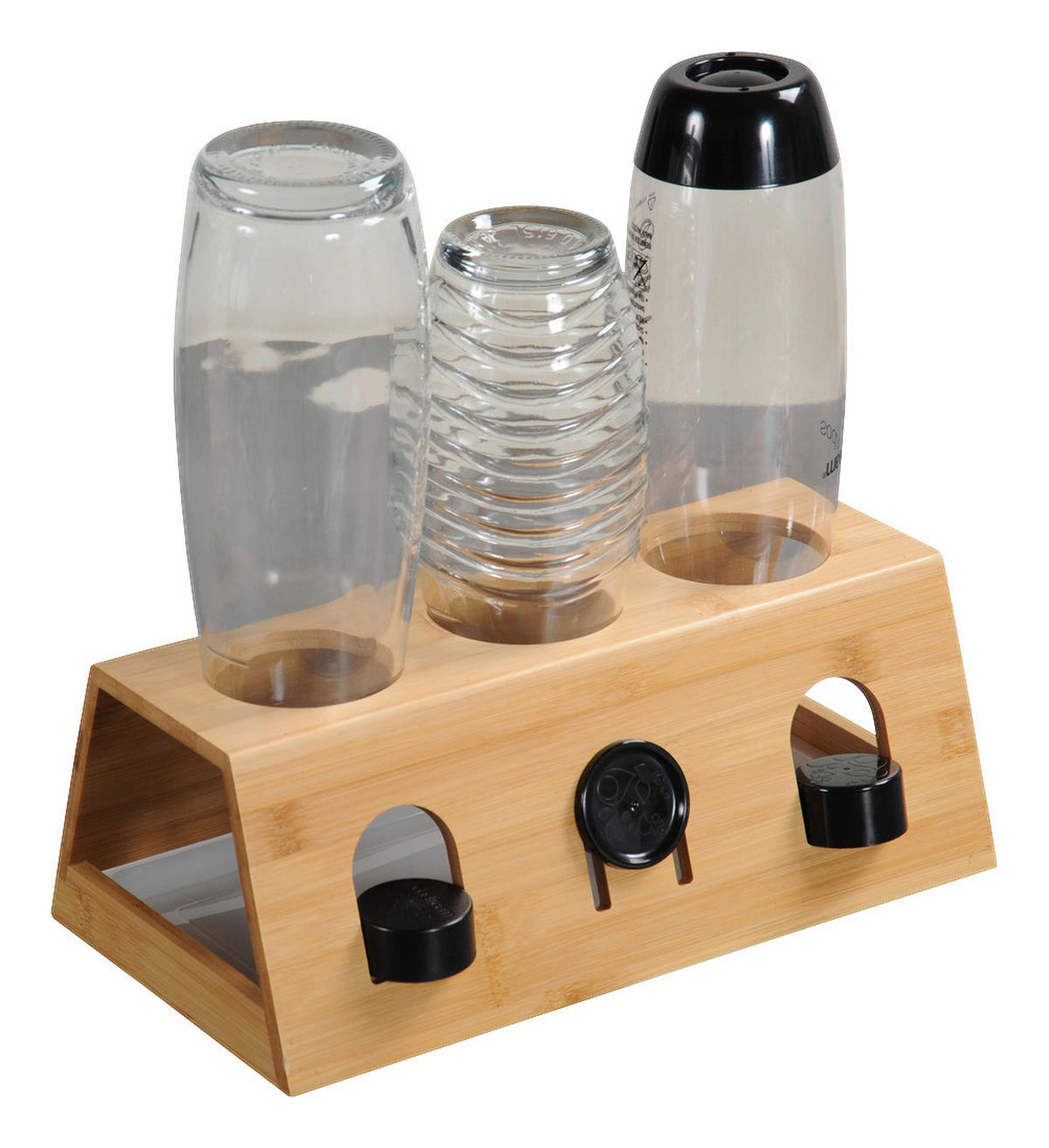 Kesper Flaschenhalter natur Bambus B/H/L: ca. 18x12x32 cm Flaschenhalter - natur (32,00/18,00/12,00cm) - Kesper