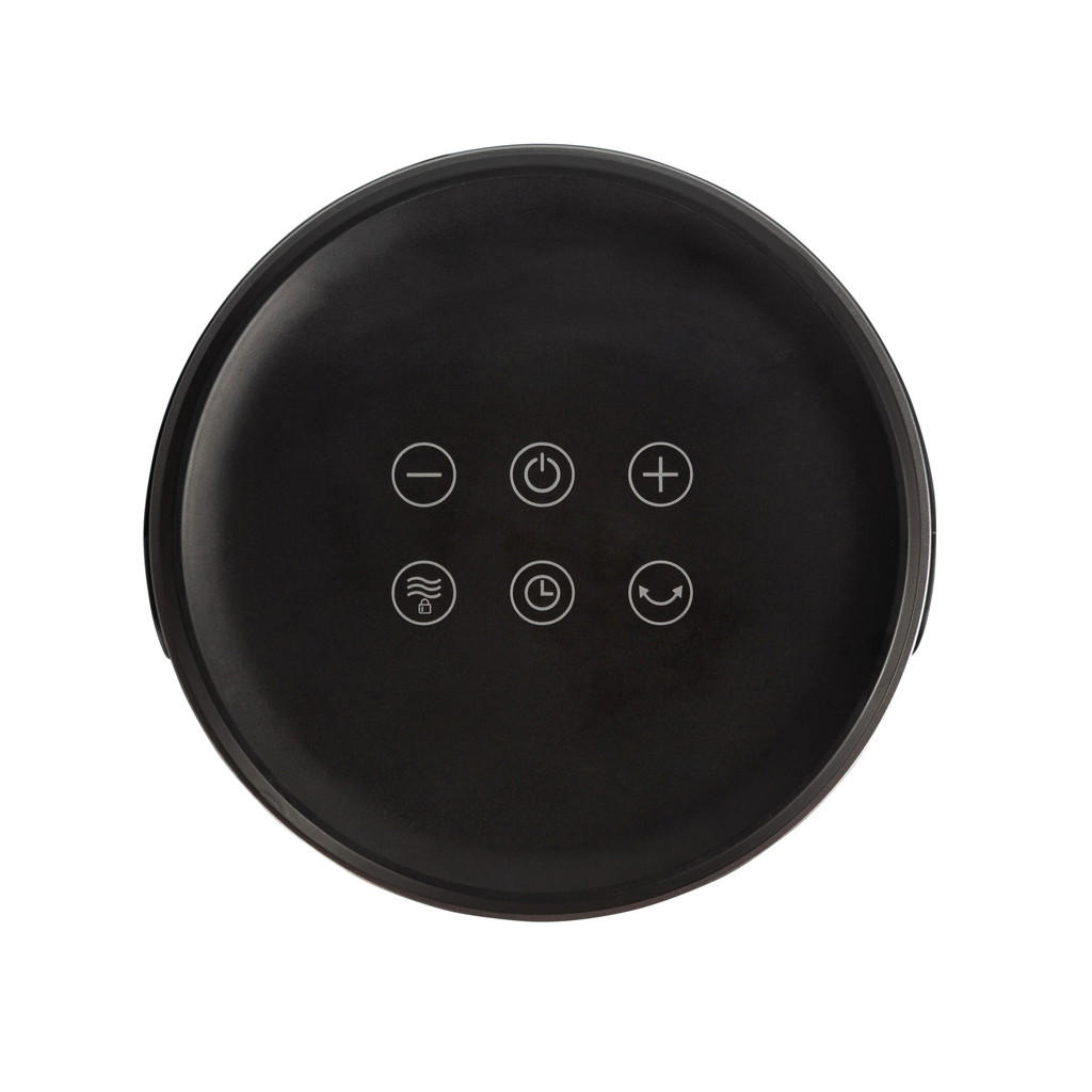 Thumbnail - POCOline Keramikheizlüfter PTC-907B silber schwarz Metall Kunststoff B/H/L: ca. 17,2x26,8x17,2 cm ca. 1500 W