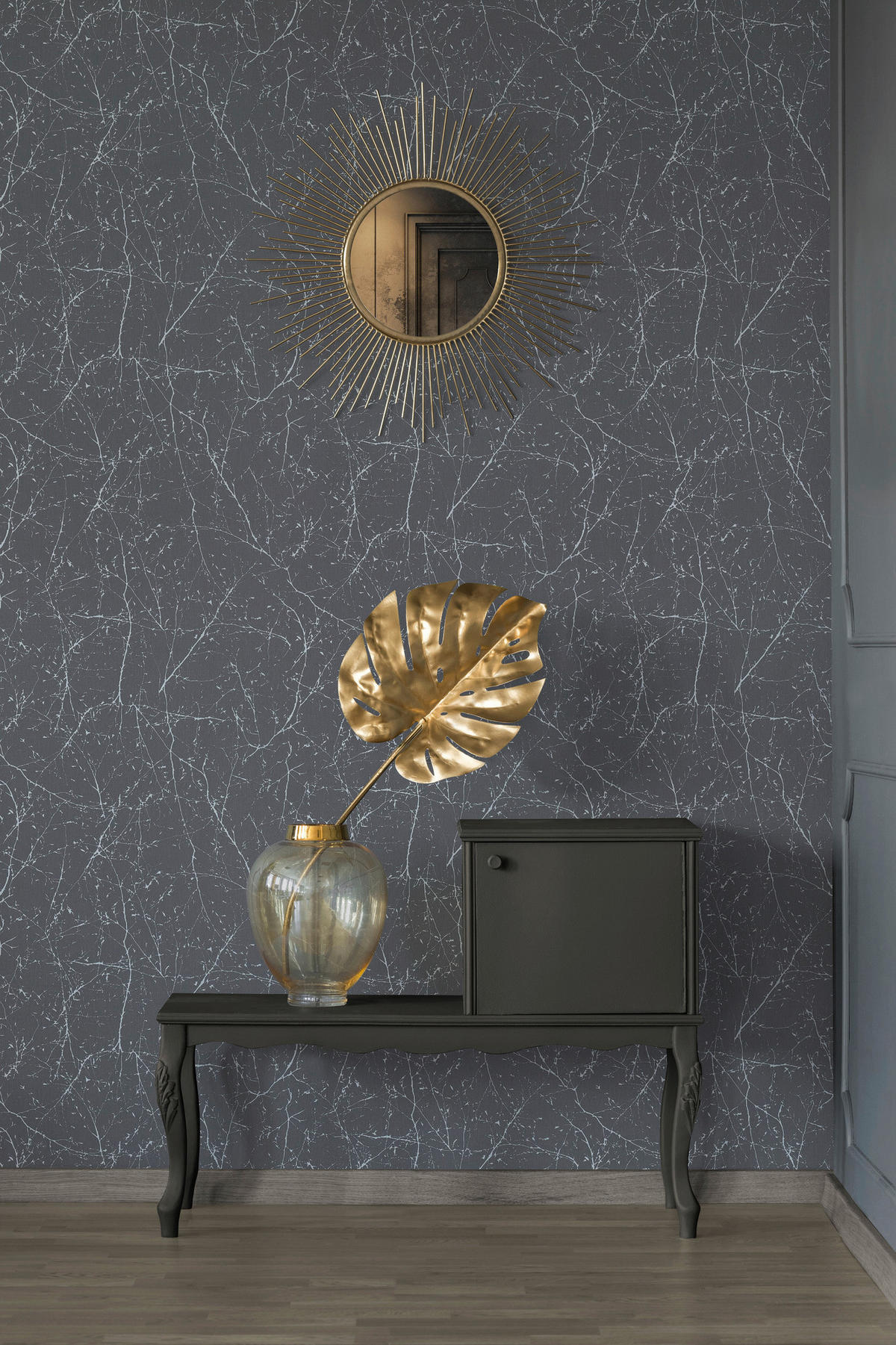 A.S.Creation Vliestapete Elegance 3 grau B/L: ca. 53x1005 cm Elegance 3 - grau (53,00/1005,00cm) - A.S.Creation