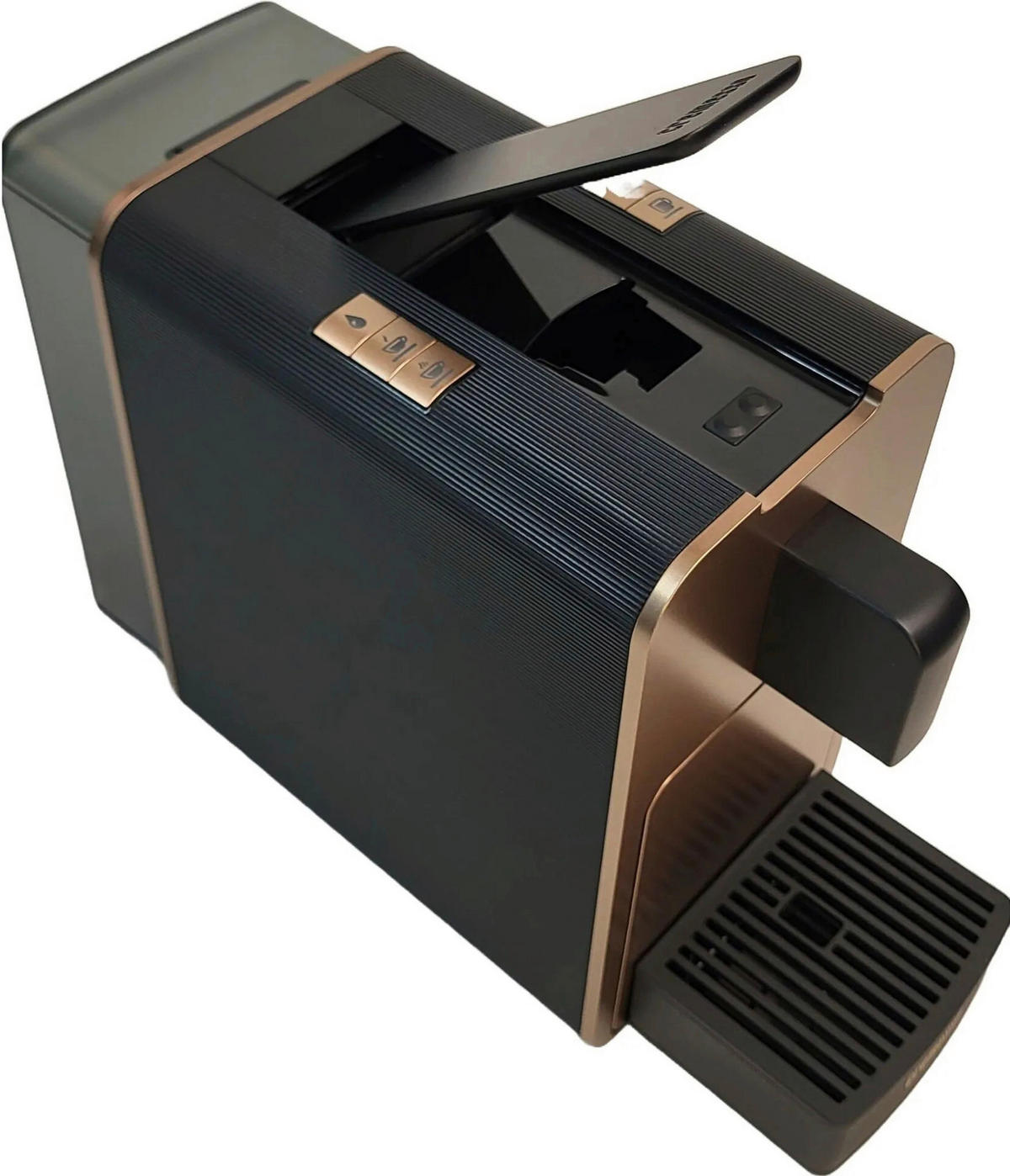 Cremesso Kapselmaschine schwarz H/L: ca. 37x27 cm Viva Elegante - schwarz (27,00cm) - Cremesso