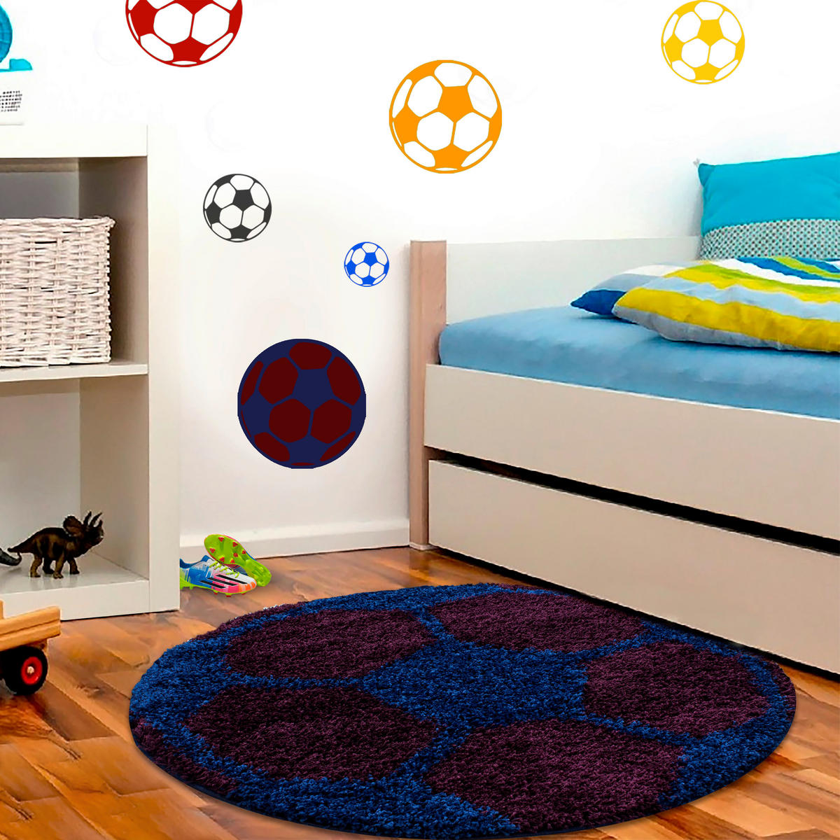 Ayyildiz Teppich FUN marine D: ca. 100 cm FUN - marine (100,00cm) - Ayyildiz
