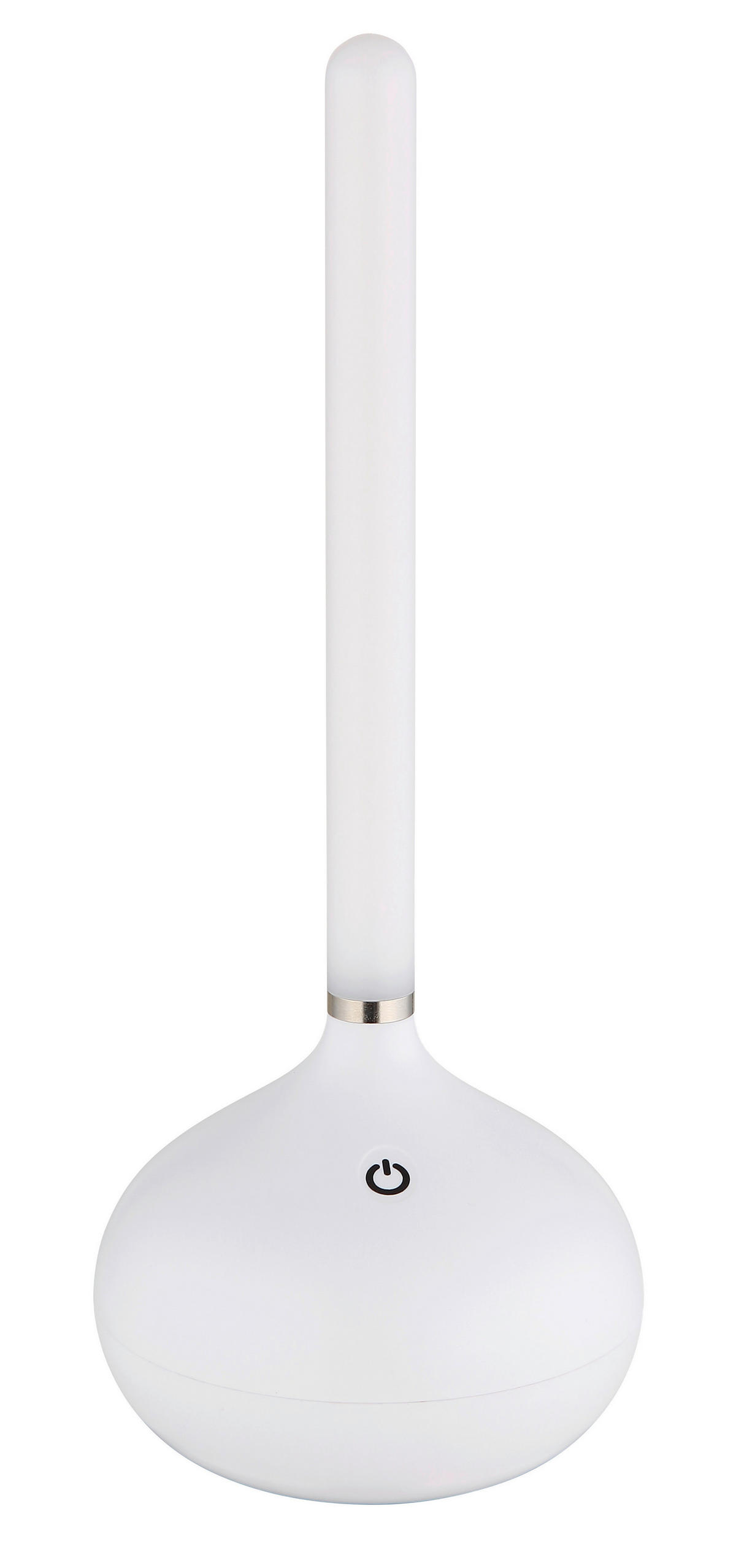GLOBO LED-Tischleuchte TURNER 28067W Opal weiß Kunststoff H/D: ca. 24,3x9,6 cm 1 Brennstellen TURNER - weiß/Opal (9,60/24,30cm) - GLOBO