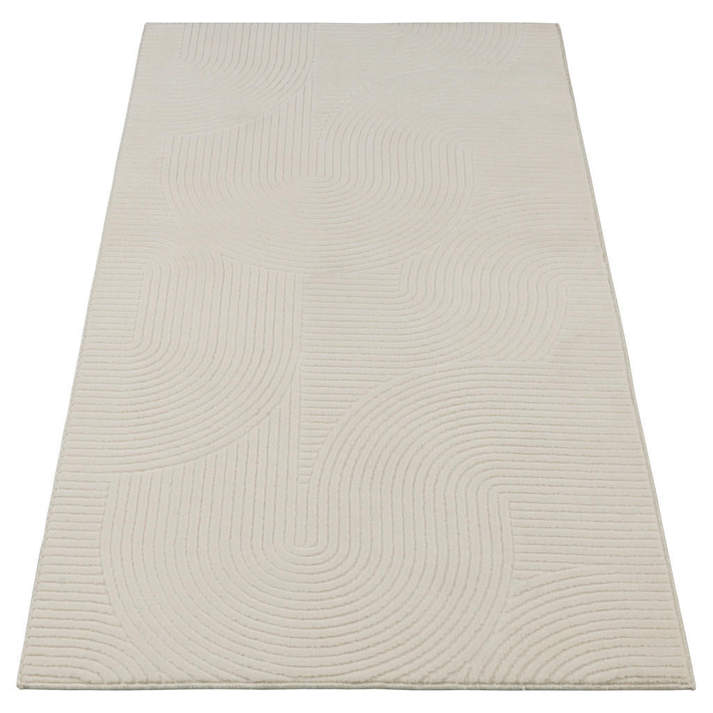 Thumbnail - Dinarsu Teppich Stilo creme B/L: ca. 160x220 cm