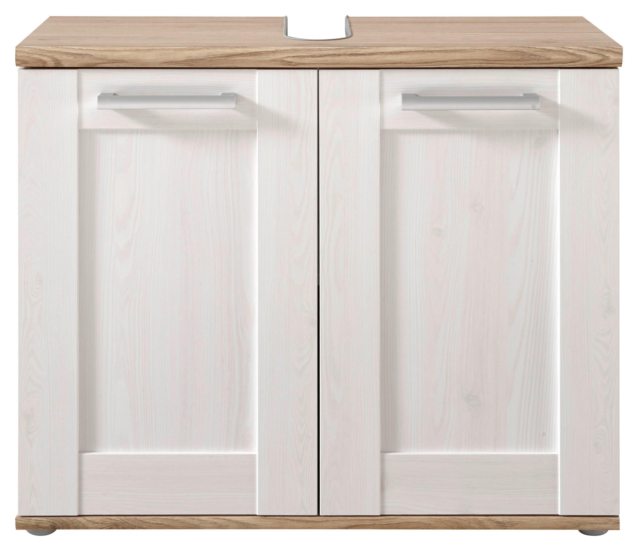 Waschbeckenunterschrank Romance Sibiu Lärche Nachbildung Eiche San-Remo Nachbildung B/H/T: ca. 80x66x32 cm Romance - Eiche (80,00/66,00/32,00cm)