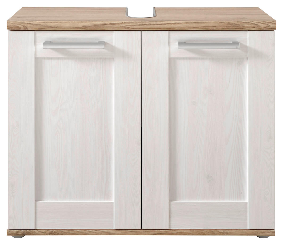 Waschbeckenunterschrank Romance Sibiu Lärche Nachbildung Eiche San-Remo Nachbildung B/H/T: ca. 80x66x32 cm Romance - Eiche (80,00/66,00/32,00cm)
