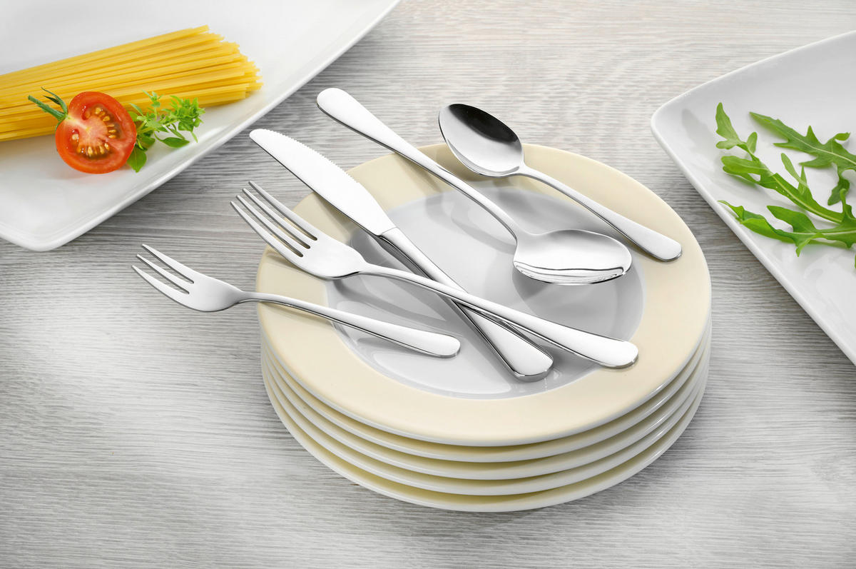 Besteckset Sylvia silber Edelstahl 30 tlg. Sylvia - silber