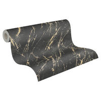 A.S.Creation Vliestapete silber gold B/H/D: ca. 53x1005x9,7 cm Vliestapete - gold/silber (9,70/1005,00cm) - A.S.Creation