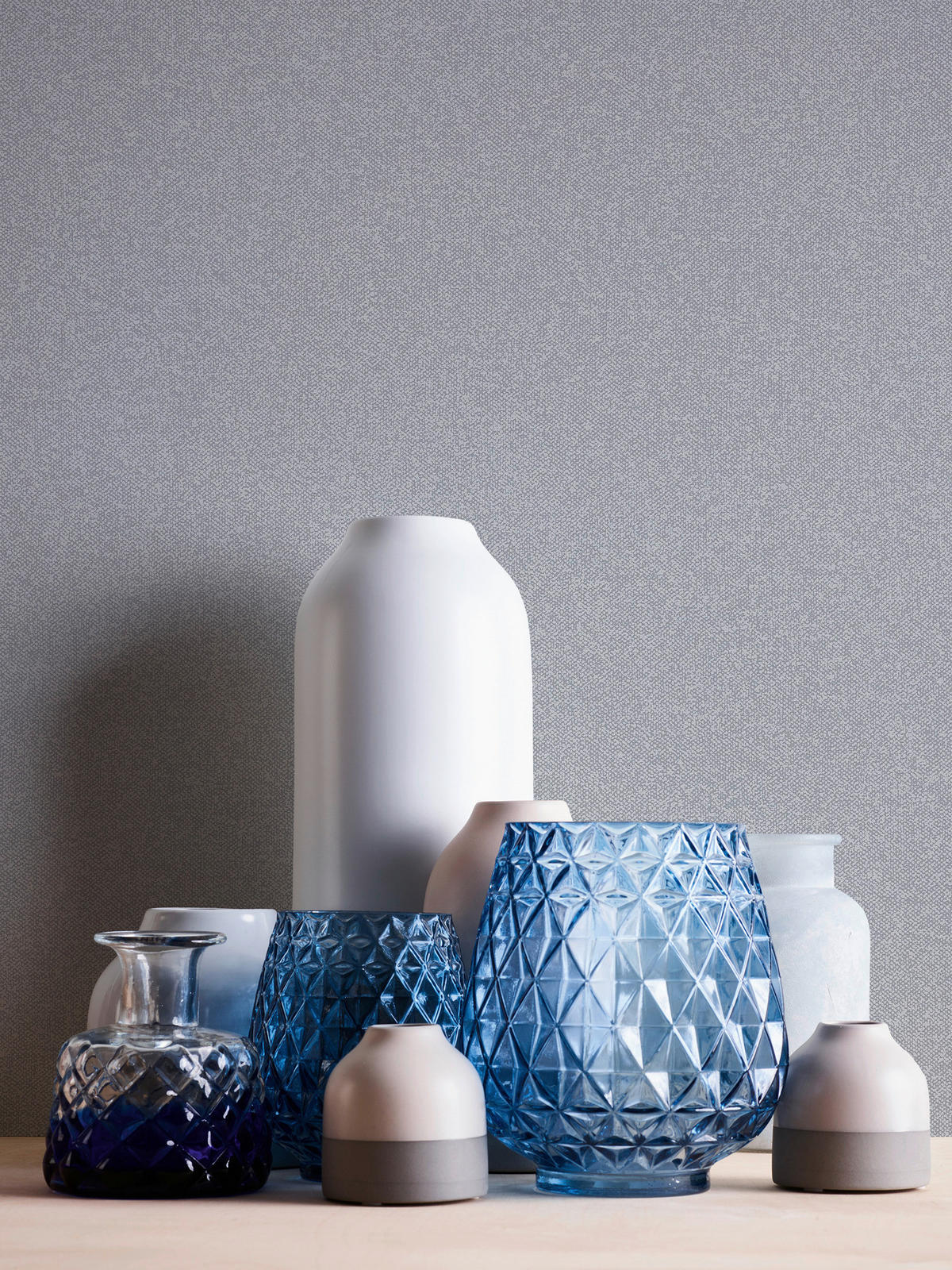 A.S.Creation Vliestapete New Elegance Uni grau B/L: ca. 53x1005 cm New Elegance - grau (53,00/1005,00cm) - A.S.Creation