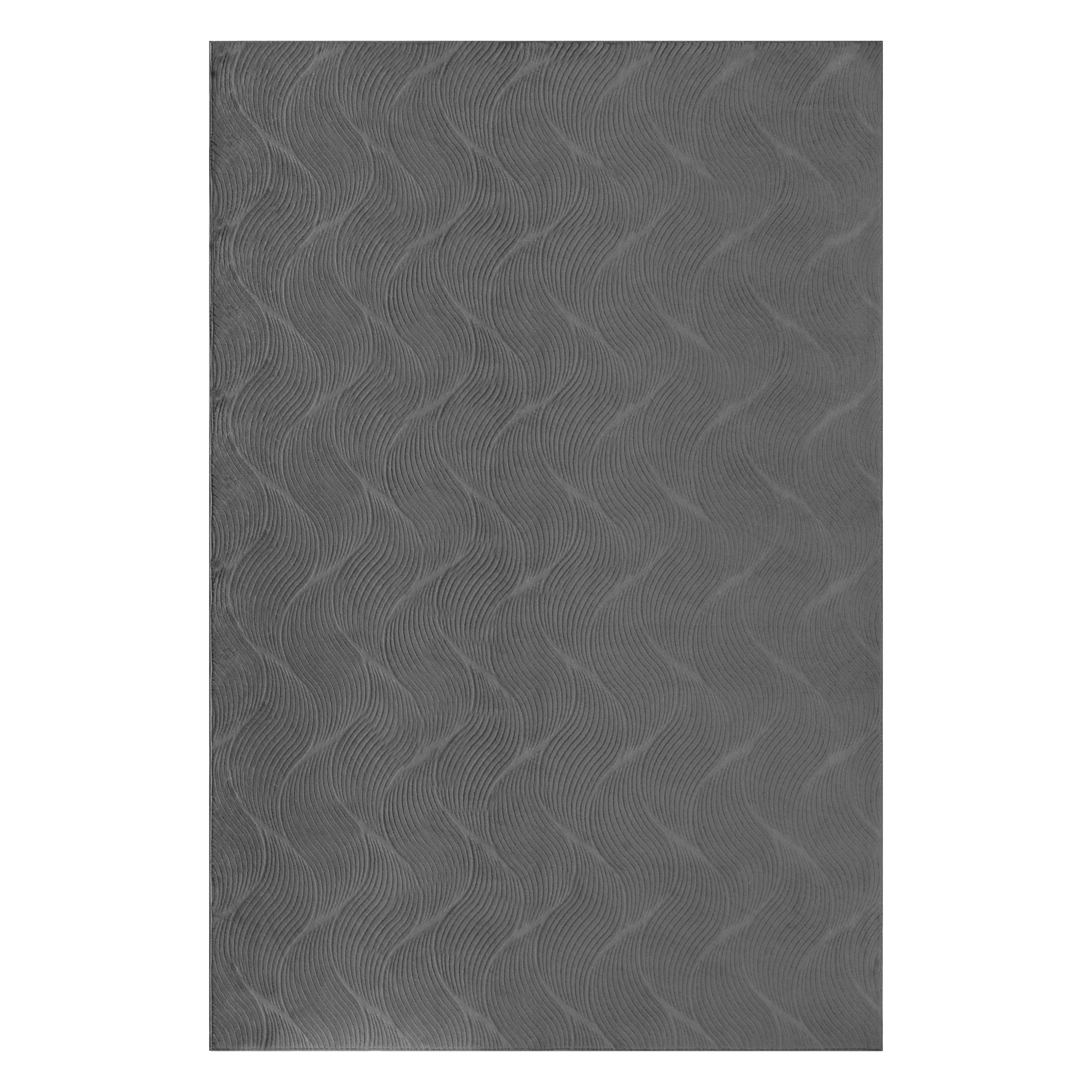 Thumbnail - Dinarsu Teppich Stilo anthrazit B/L: ca. 80x300 cm