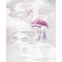 Komar Fototapete Pink Flamingo B/L: ca. 200x250 cm Pink Flamingo - (200,00/250,00cm) - Komar