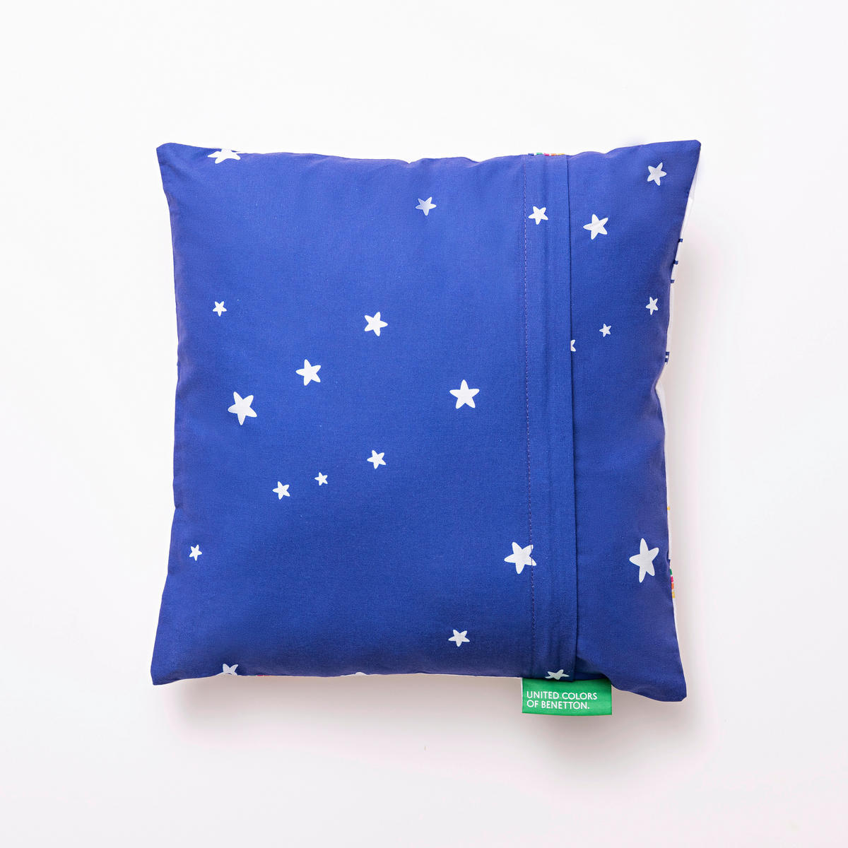 Dekokissen RAINBOW KIDS bunt Baumwolle B/L: ca. 30x30 cm RAINBOW KIDS - weiß/bunt (30,00/30,00cm) - BENETTON
