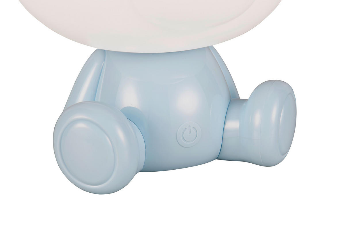 Reality LED Tischleuchte CUTIE blau Kunststoff B/H/T: ca. 21x25,5x19 cm 1 Brennstellen Cutie - blau (21,00/25,50/19,00cm) - Reality