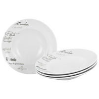 CreaTable Teller-Set Europa Gustoso weiß Porzellan Europa Gustoso - weiß - CreaTable