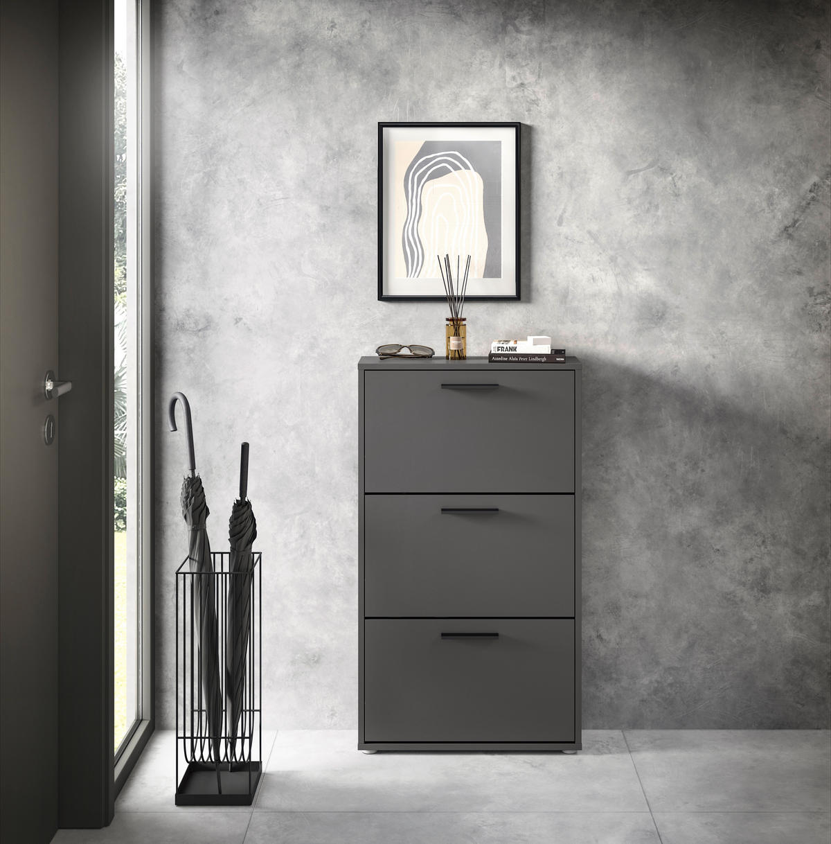 Schuhkipper SAM anthrazit B/H/T: ca. 59x103x17 cm SAM - anthrazit (59,00/103,00/17,00cm)