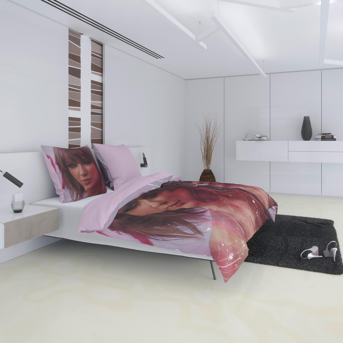 Microfaser Bettwäsche Satin Bettwäsche_Microfaser Taylor Swift1 - multicolor (135,00/200,00cm)