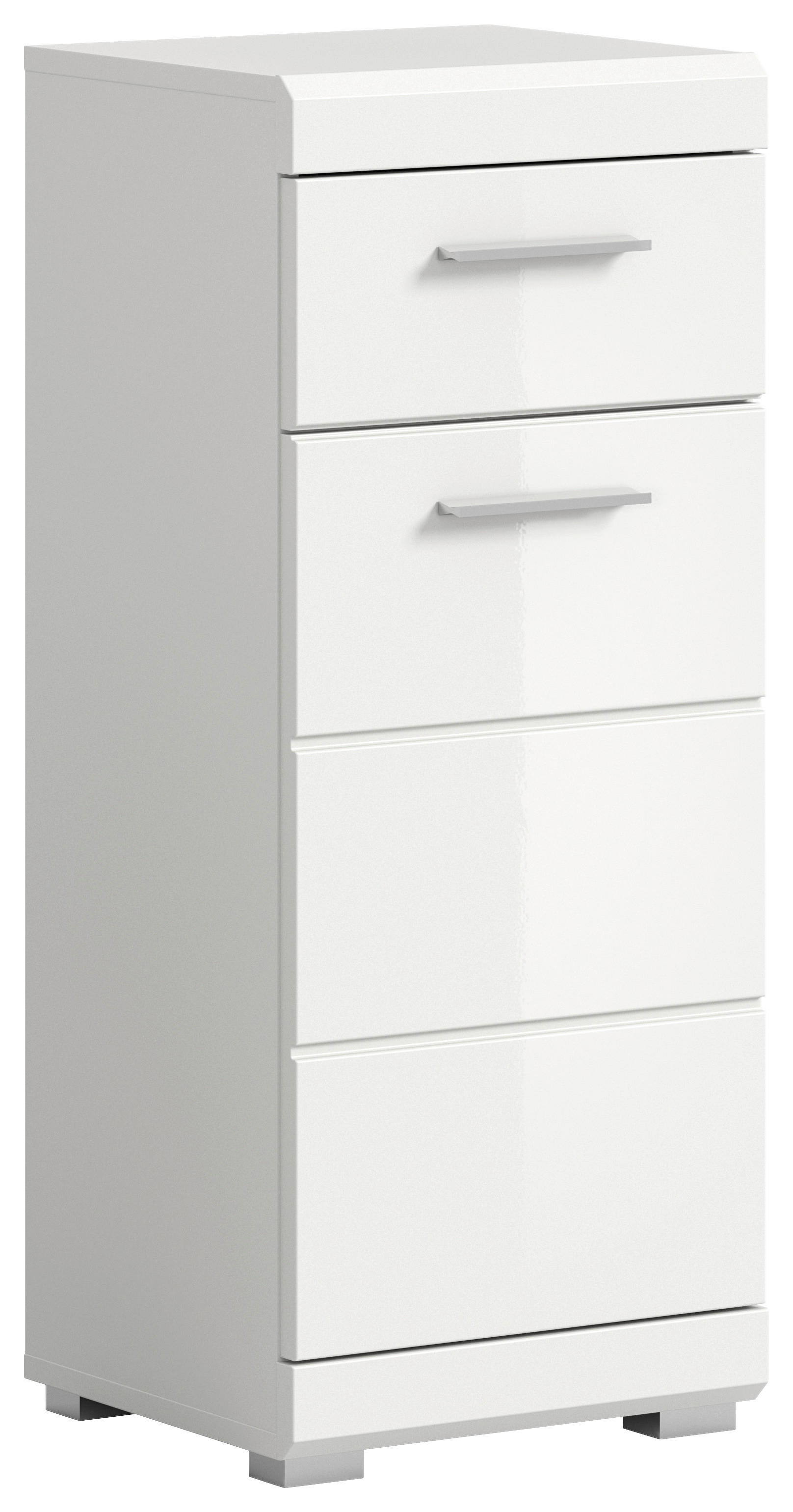 Schrank Scout weiß weiß Hochglanz B/H/T: ca. 37x88x31 cm Scout - weiß (37,00/88,00/31,00cm) - xonox.home
