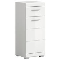 Schrank Scout weiß weiß Hochglanz B/H/T: ca. 37x88x31 cm Scout - weiß (37,00/88,00/31,00cm) - xonox.home