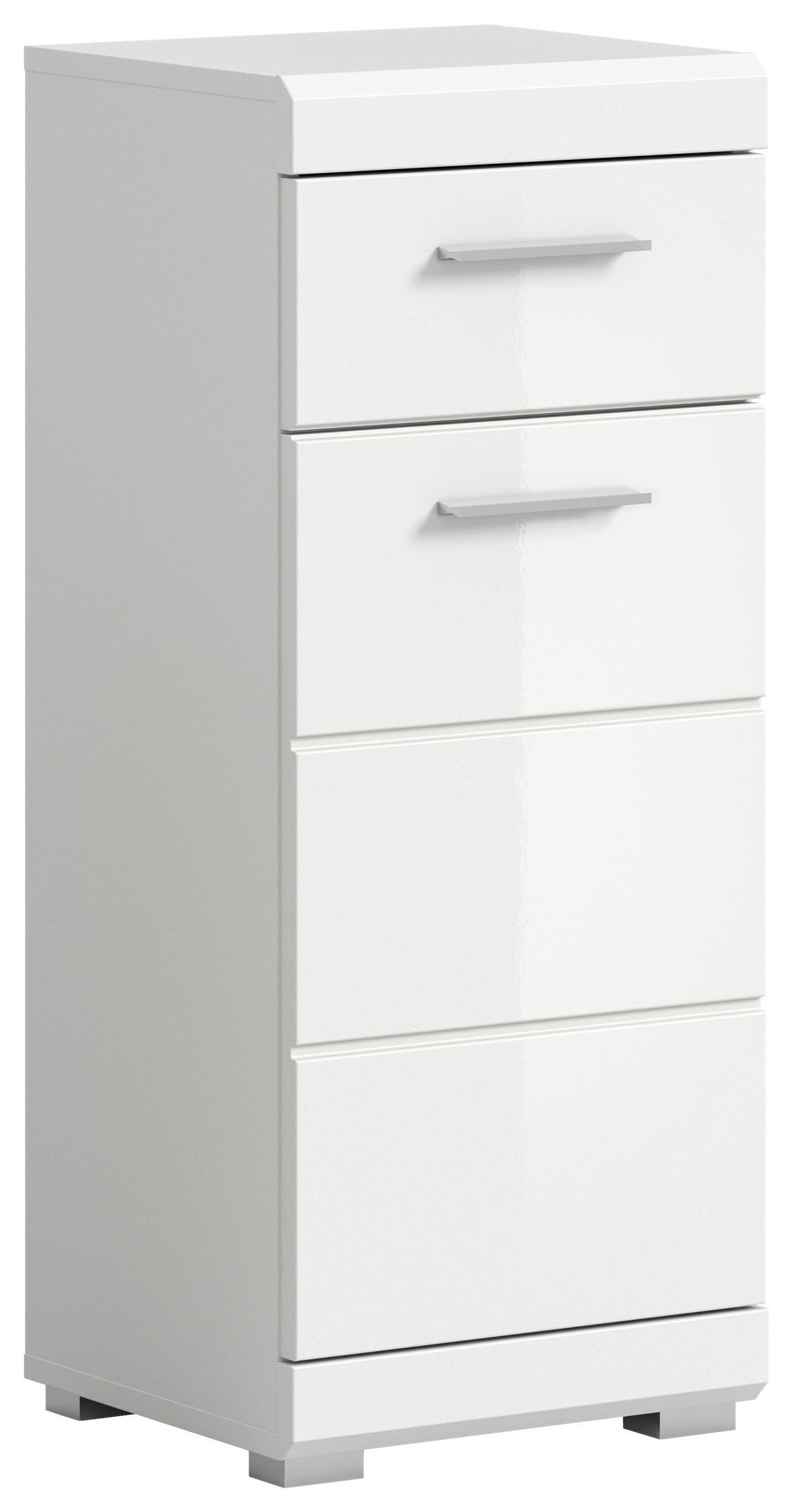 Schrank Scout weiß weiß Hochglanz B/H/T: ca. 37x88x31 cm Scout - weiß (37,00/88,00/31,00cm) - xonox.home