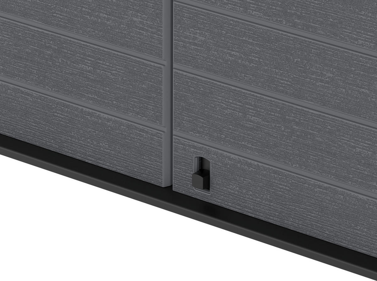 VCM Mülltonnenbox 2er StoreAway grau Kunststoff B/H/L: ca. 145x125x83 cm StoreAway - grau (83,00/145,00/125,00cm) - VCM