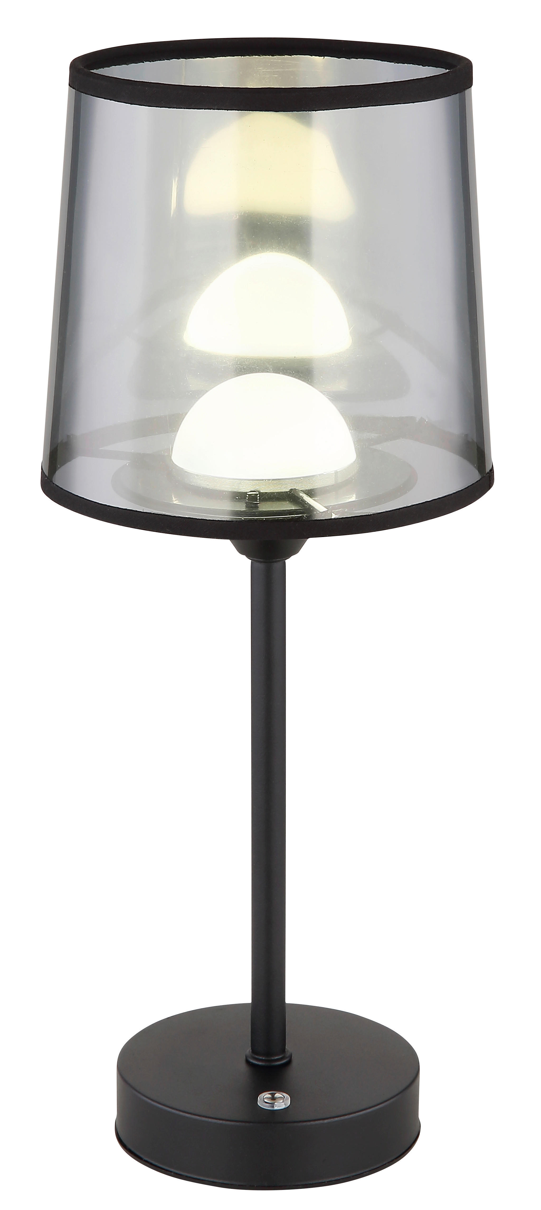 GLOBO LED-Tischleuchte schwarz Metall Kunststoff H/D: ca. 35x14 cm LUNKI - schwarz (14,00/35,00cm) - GLOBO
