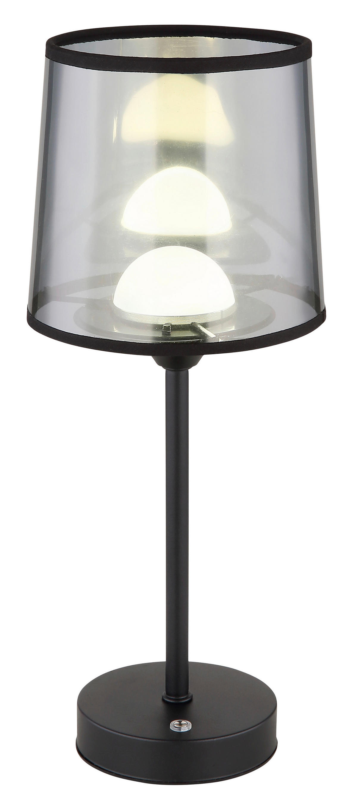 GLOBO LED-Tischleuchte schwarz Metall Kunststoff H/D: ca. 35x14 cm LUNKI - schwarz (14,00/35,00cm) - GLOBO