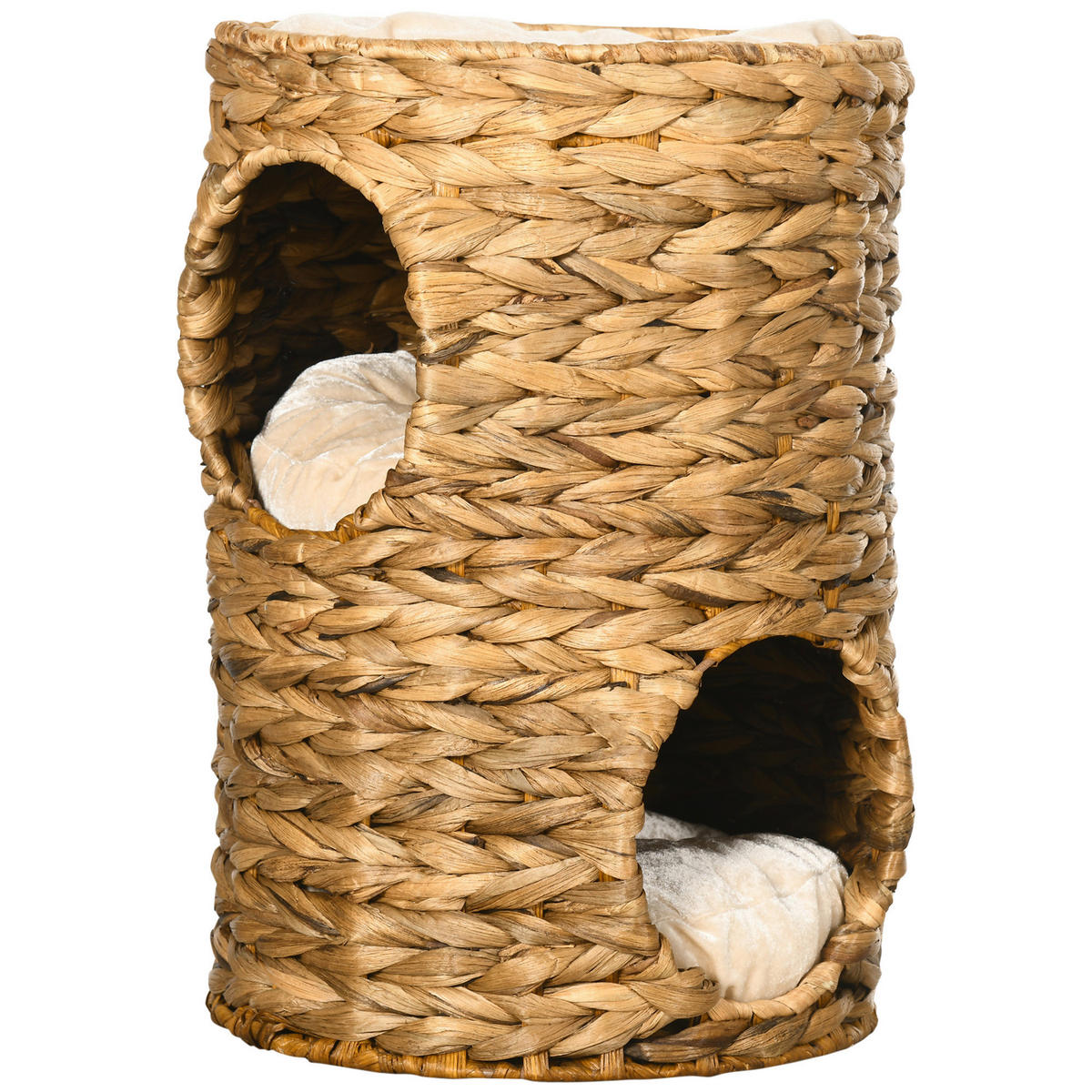 PawHut Katzen-Zubehör braun Polypropylen B/H/L: ca. 32x32x47 cm Katzenturm - braun (47,00/32,00/32,00cm) - PawHut