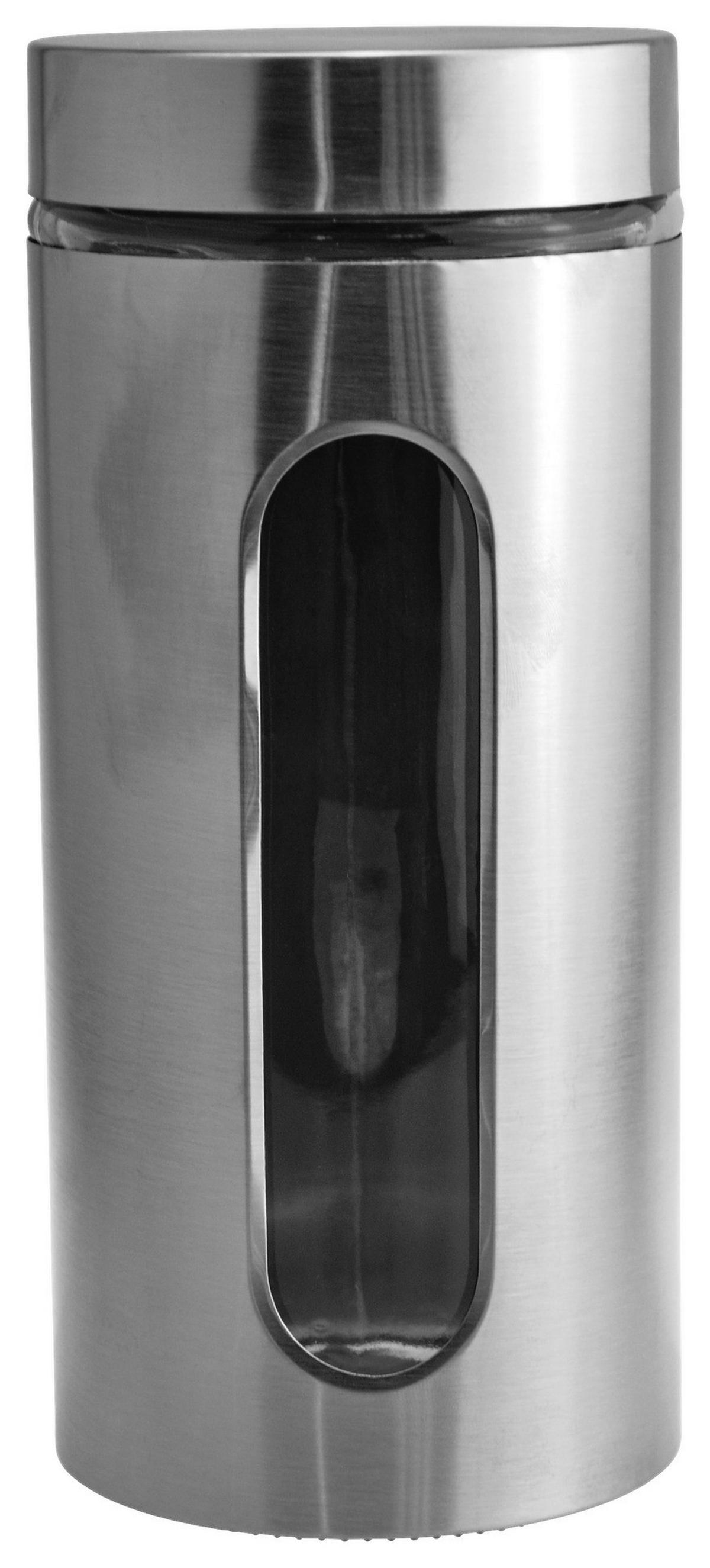 POCOline Vorratsdose silber Edelstahl Vorratsdose 1,3l - silber - POCOline