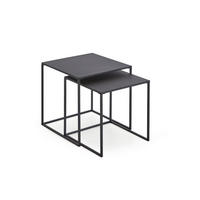 Couchtisch 2er Set schwarz B/H/T: ca. 38x41x38 cm 2er Set - schwarz (38,00/41,00/38,00cm) - xonox.home