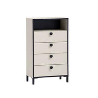 Highboard Edda beige hell B/H/T: ca. 60,2x103,4x33,05 cm Edda - beige (60,20/103,40/33,05cm) - Möbelpartner
