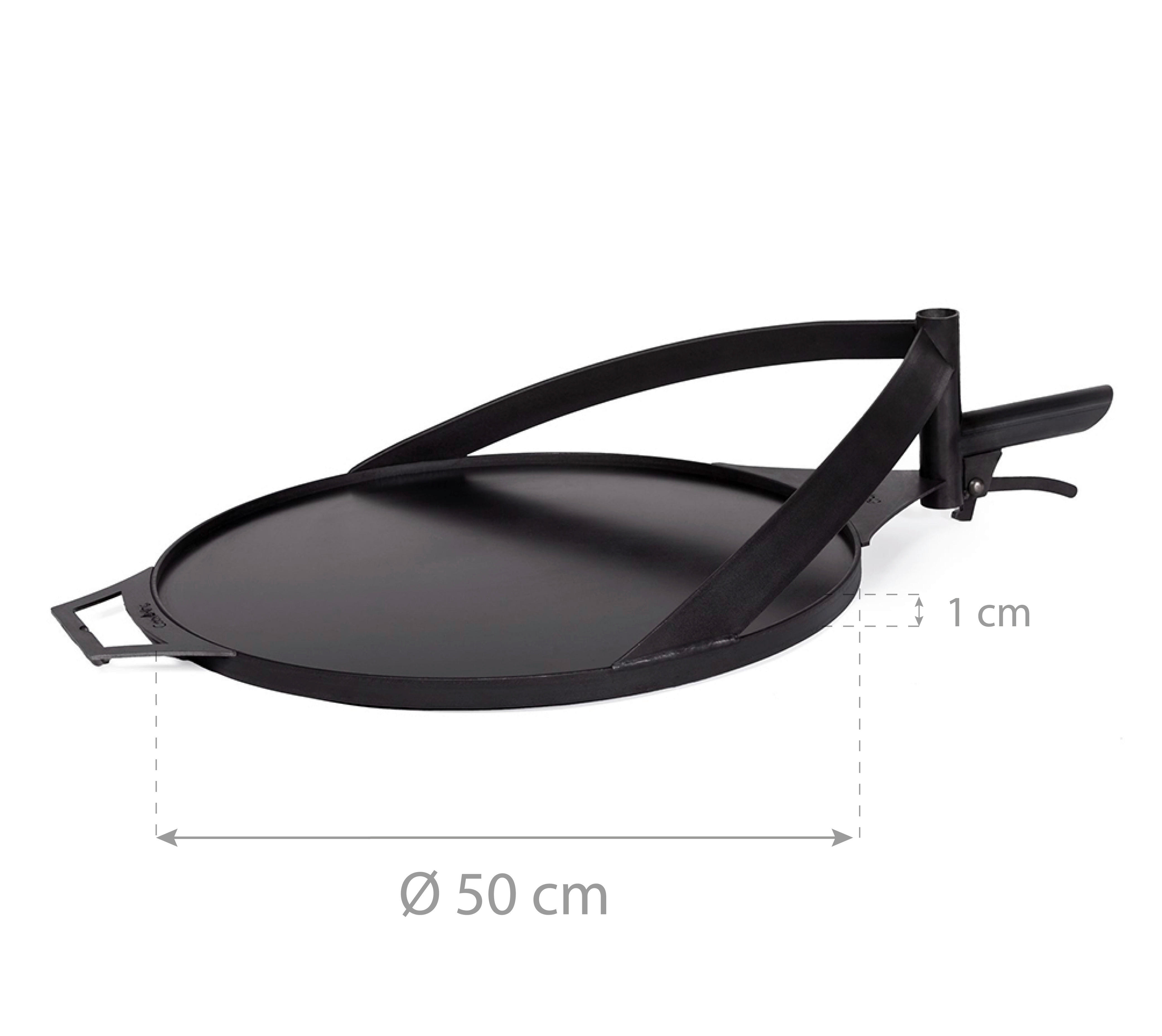 CookKing Grillplatte Bandito & Montana schwarz Stahl B/T: ca. 50x50 cm Bandito & Montana - schwarz (50,00/50,00cm) - CookKing