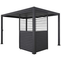Mirador Lamellenwand für Pergola Deluxe Plus anthrazit Aluminium B/H/L: ca. 93x238,65x7 cm Deluxe Plus - anthrazit (7,00/93,00/238,65cm) - Mirador
