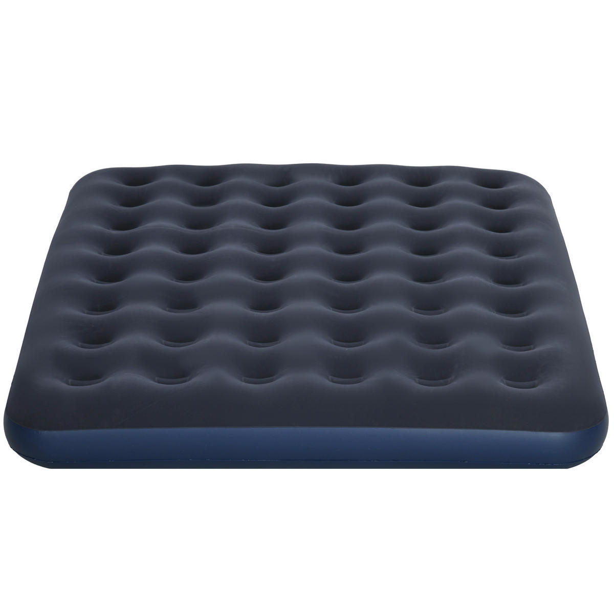 Outsunny Luftmatratze blau Kunststoff B/H/L: ca. 152x22x203 cm Luftmatratze - blau (203,00/152,00/22,00cm) - Outsunny