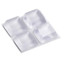 Meister Anti-Rutsch-Pad klar B/L: ca. 2x2 cm 8 tlg. Anti-Rutsch_Pads_8erPack 20x20mm - klar (2,00/2,00cm) - Meister