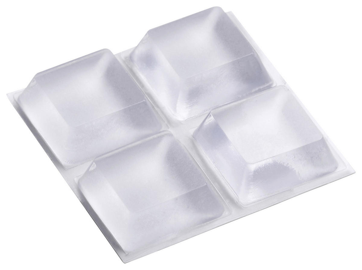 Meister Anti-Rutsch-Pad klar B/L: ca. 2x2 cm 8 tlg. Anti-Rutsch_Pads_8erPack 20x20mm - klar (2,00/2,00cm) - Meister