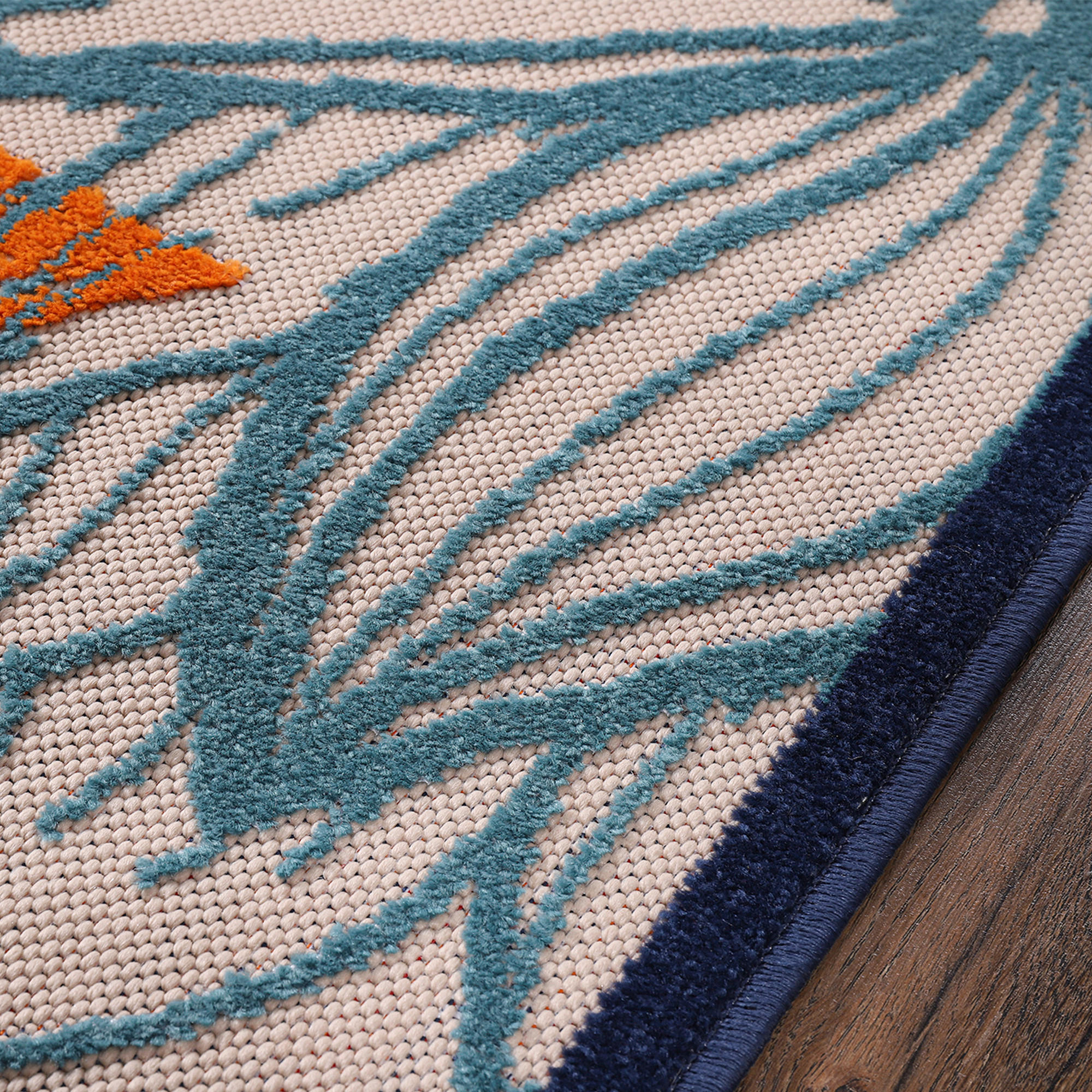 Thumbnail - Sanat Outdoorteppich FLORAL bunt B/L: ca. 120x170 cm