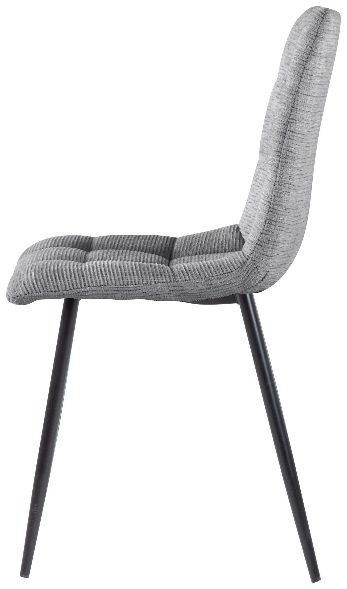 Stuhl Dawid anthrazit Webstoff B/H/T: ca. 45x88x54 cm Dawid - schwarz/anthrazit (45,00/88,00/54,00cm)