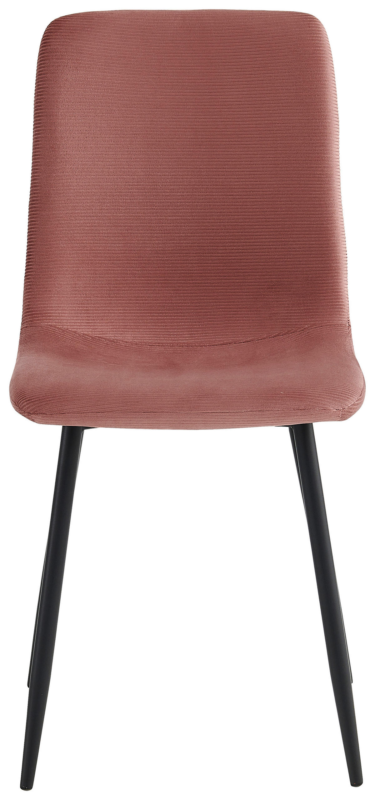 Stuhl Leipzig, 4er-Set altrosa Microfaser Metall B/H/T: ca. 44x92x54 cm Leipzig, 4er-Set - altrosa (44,00/92,00/54,00cm) - Hela