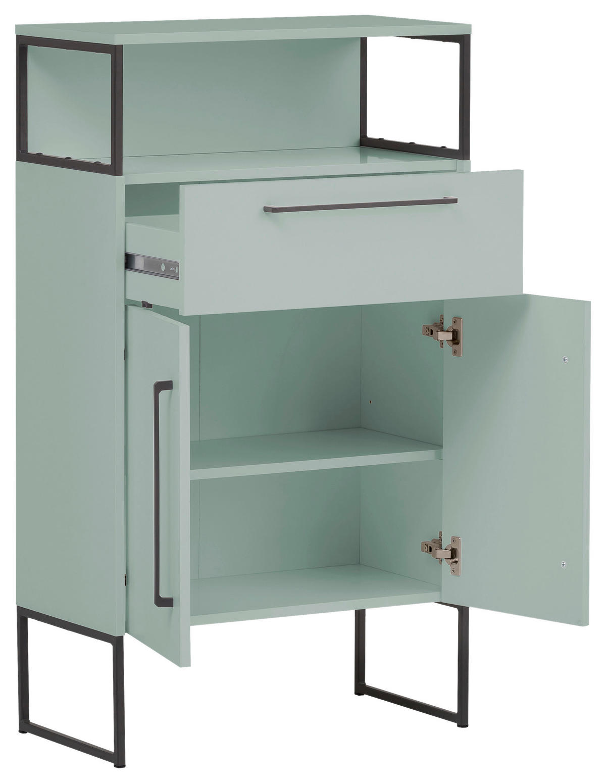 Midischrank Limone mint B/H/T: ca. 65,2x112,6x33,1 cm Limone - mint (65,20/112,60/33,10cm) - Möbelpartner