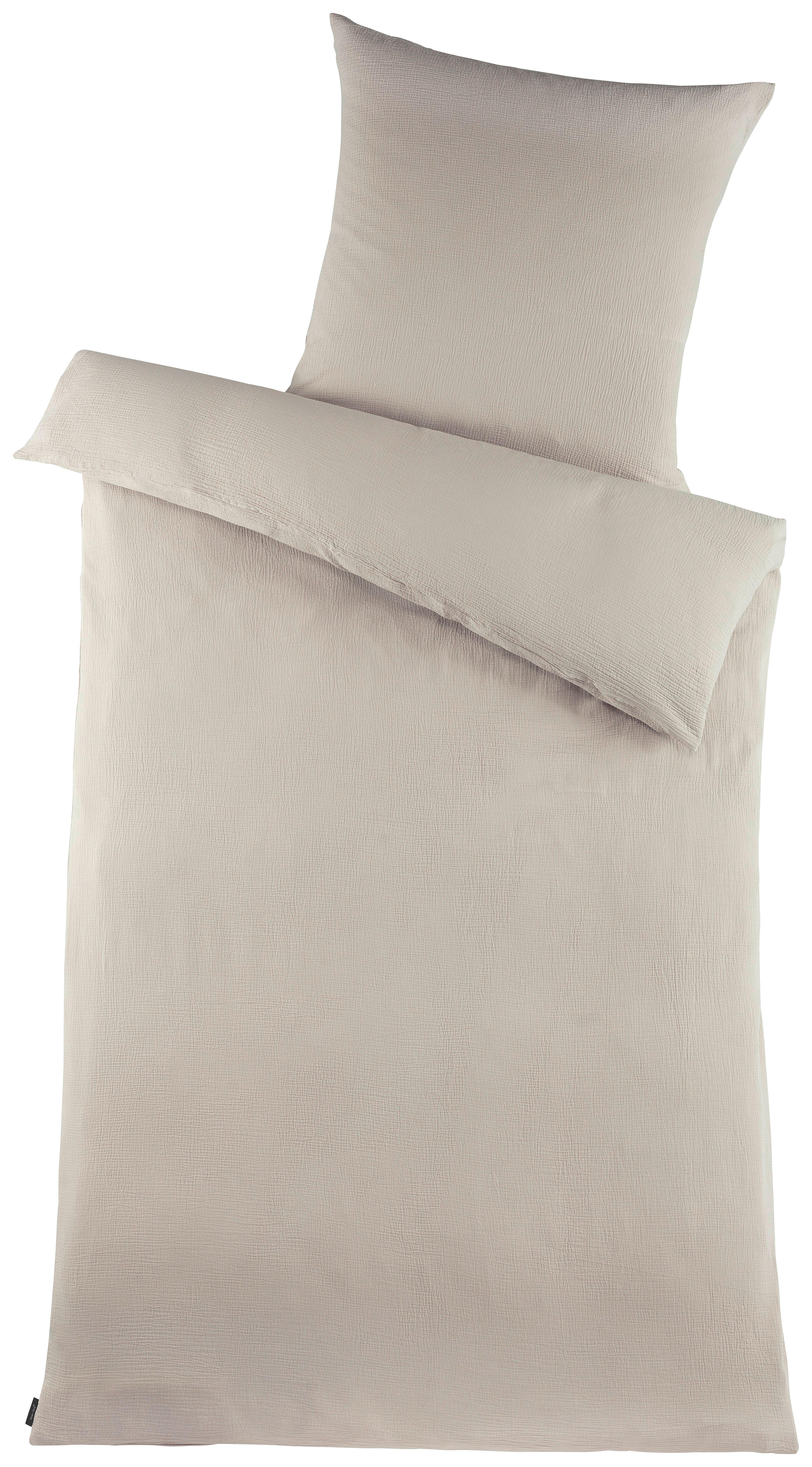 Baumwoll Bettwäsche Musselin Bettwäsche_Musselin natur 135x200cm - natur (135,00/200,00cm)