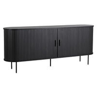 Kommode SELVA schwarz B/H/T: ca. 180x76x40 cm SELVA - schwarz (180,00/76,00/40,00cm) - WIPMEB