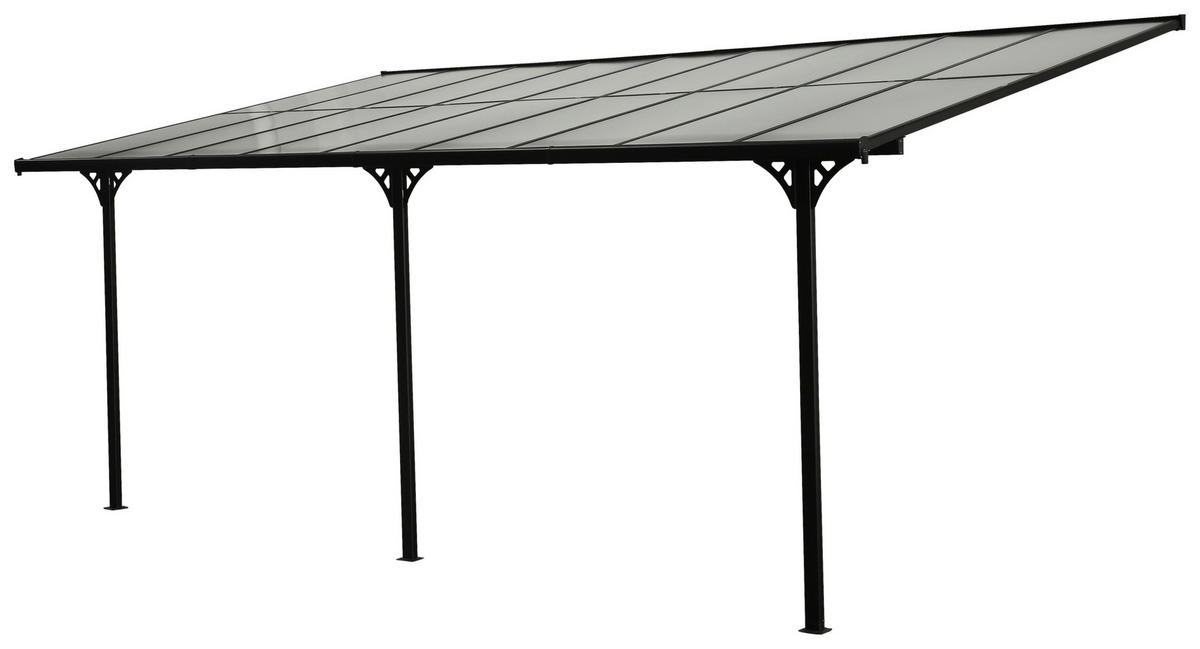 Westmann Terrassenüberdachung Bruce grau Aluminium B/H/T: ca. 556x270x300 cm Bruce - grau (556,00/270,00/300,00cm) - Westmann
