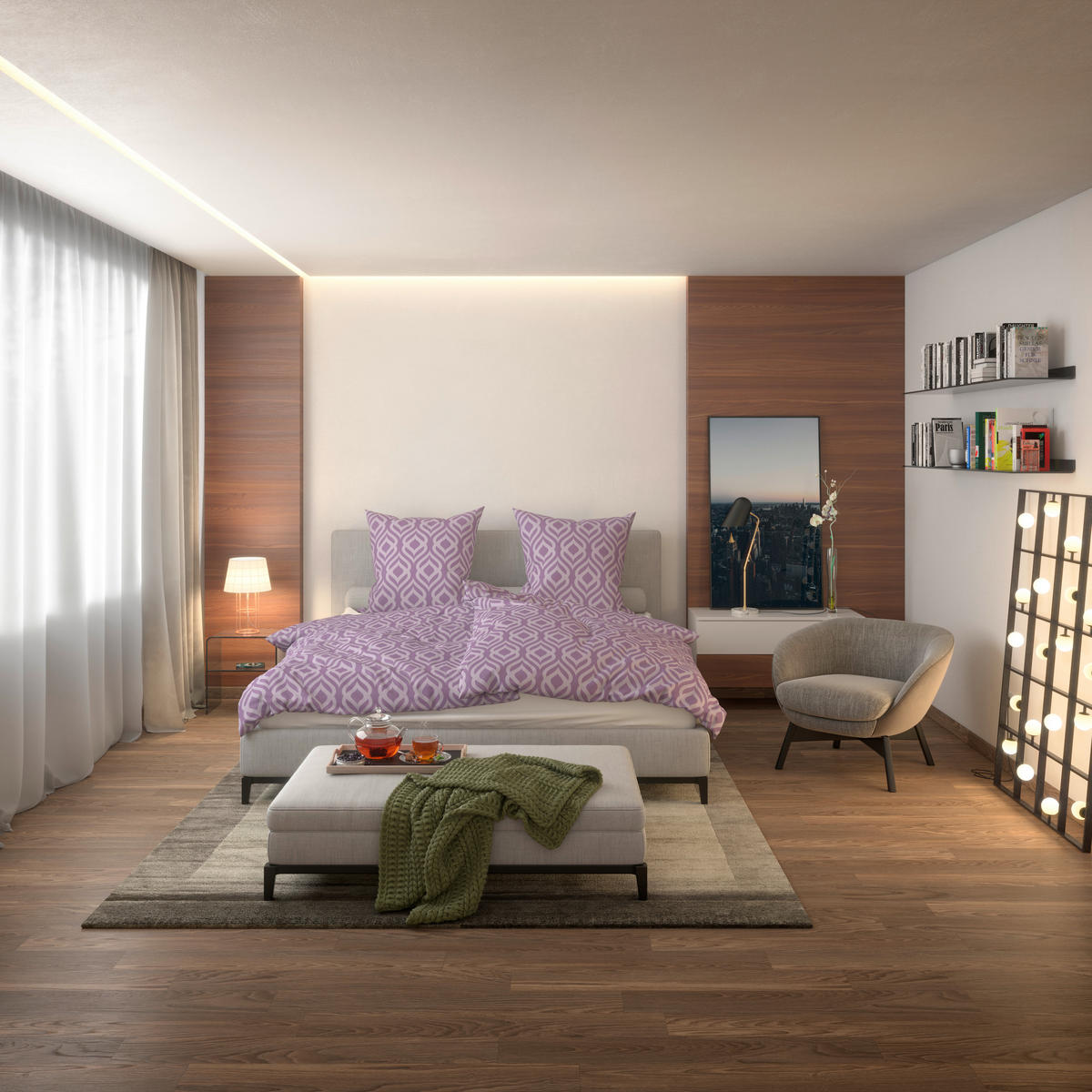 Microfaser Bettwäsche Bettwäsche_Microfaser Raute - rosa (135,00/200,00cm) - Sensation