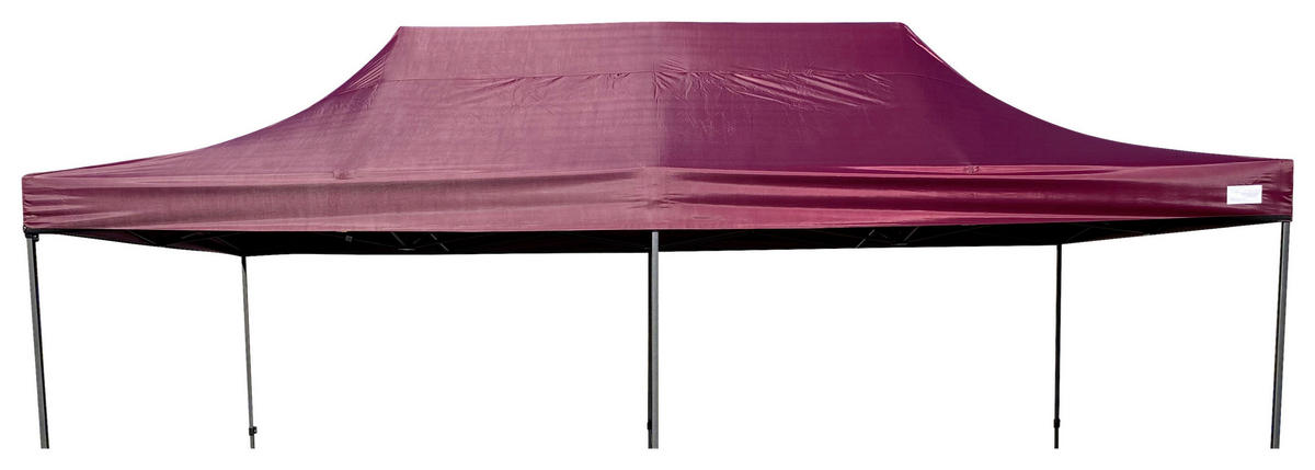 Grasekamp Ersatzdach Faltpavillon Modena Premium Line bordeaux Polyester-Mischgewebe B/H/L: ca. 290x200x570 cm Modena Premium Line - bordeaux (570,00/290,00/200,00cm) - Grasekamp