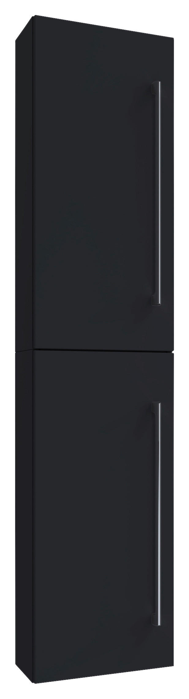 Hochschrank Badinos schwarz B/H/T: ca. 33x150x22 cm Badinos - schwarz (33,00/150,00/22,00cm) - VCM Möbel