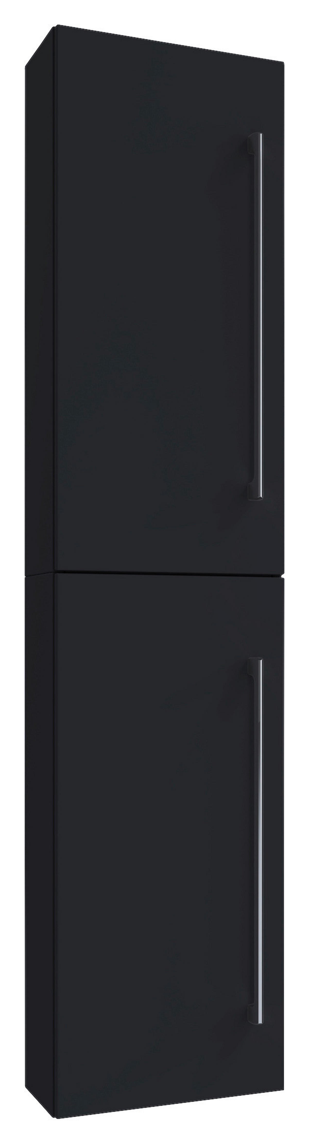 Hochschrank Badinos schwarz B/H/T: ca. 33x150x22 cm Badinos - schwarz (33,00/150,00/22,00cm) - VCM Möbel
